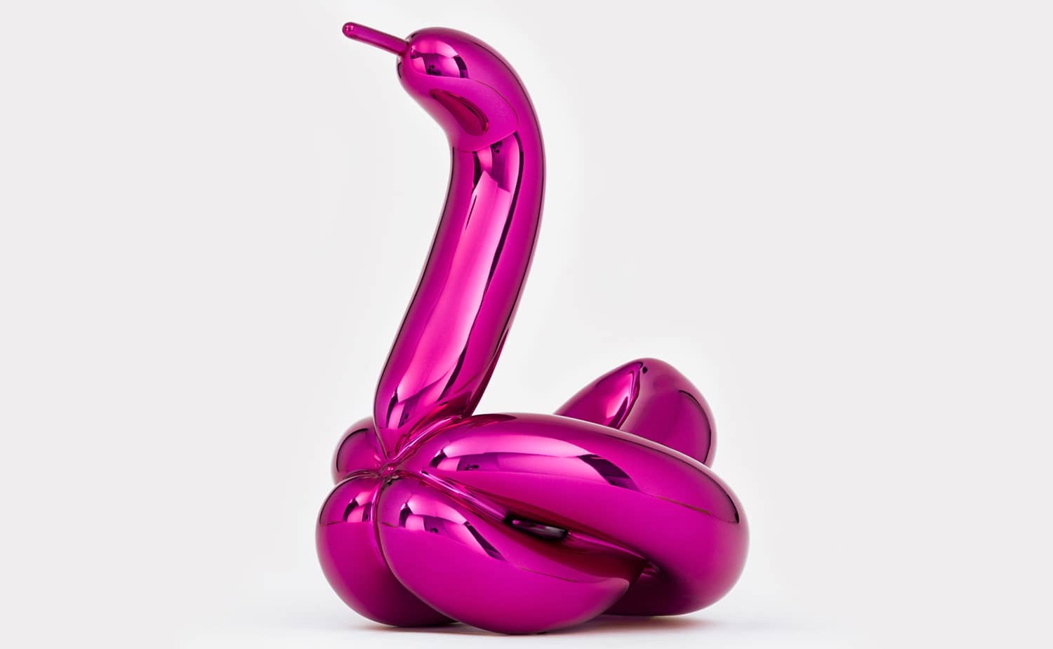 Kunstwerk Balloon Swan Magenta des Künstlers Jeff Koons kaufen