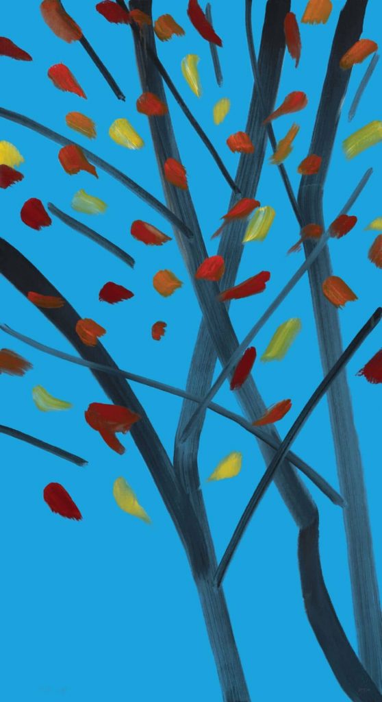 Alex Katz Autumn 4 original print.