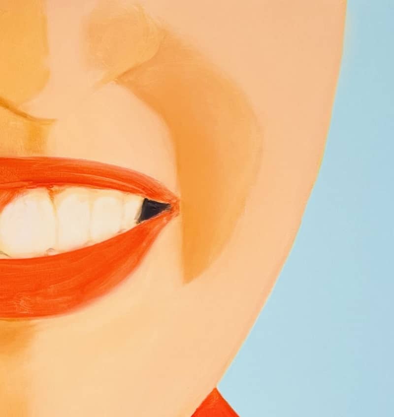 Alex Katz Big Smile Vivien