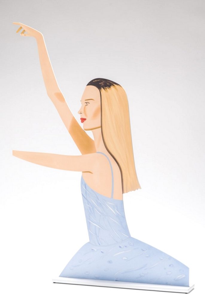 alex katz dancer 2 cutout perspective