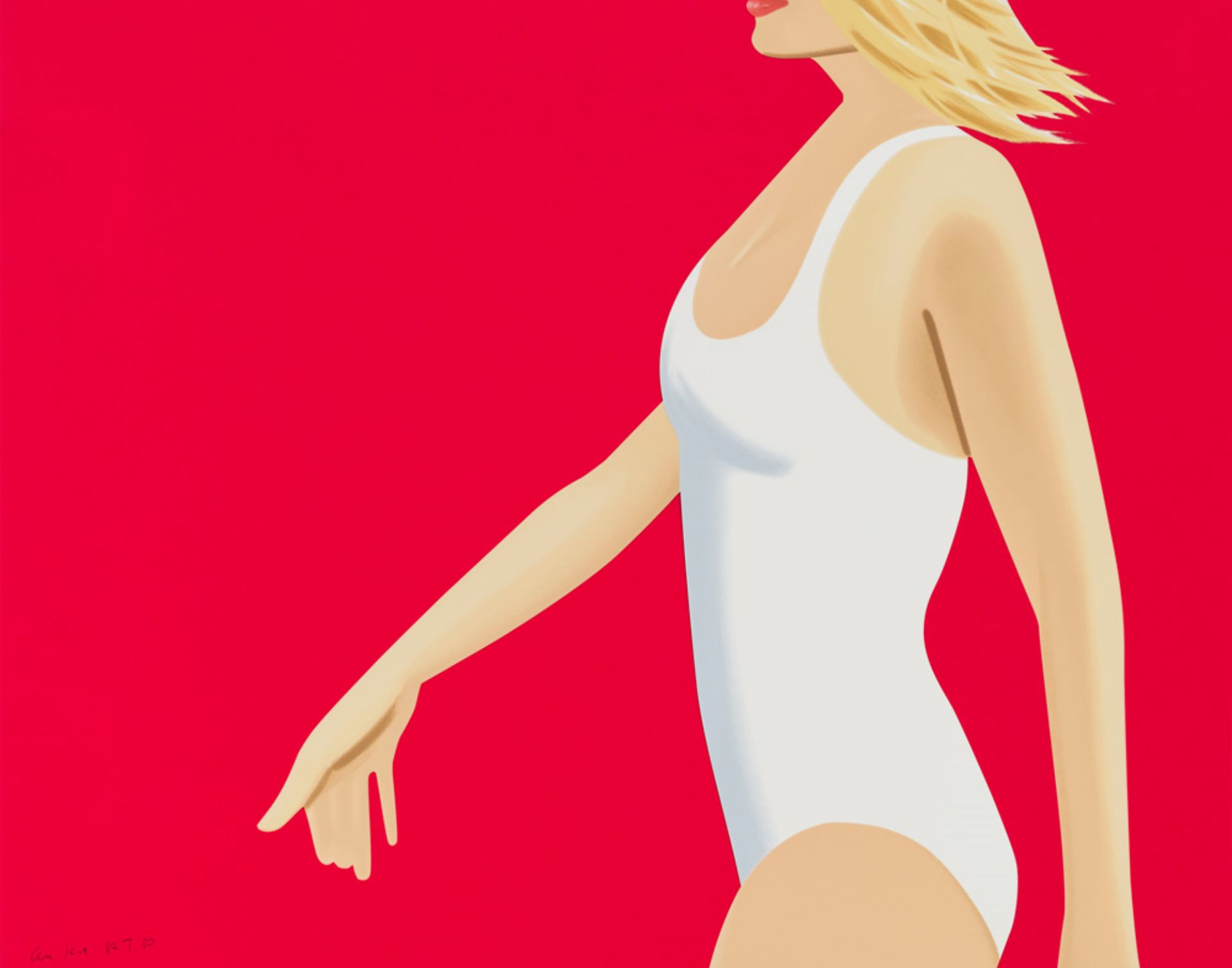 Kunstwerk Coca Cola Girl 1 des Künstlers Alex Katz kaufen