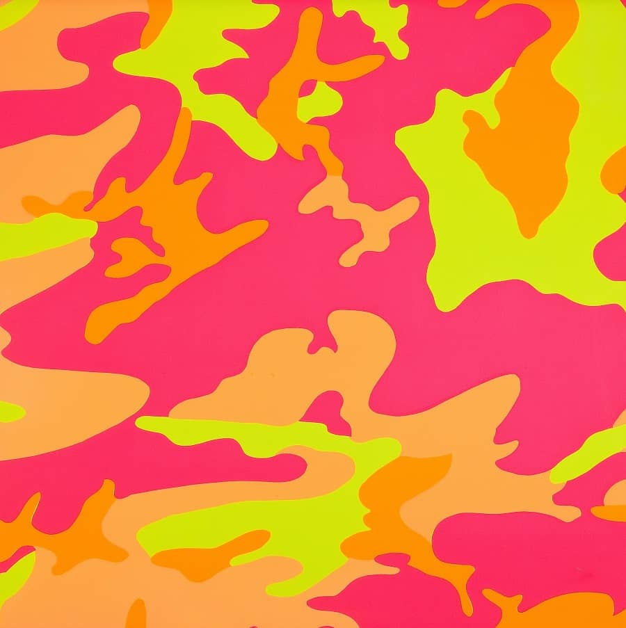 Andy Warhol Camouflage FS II.409, signiert, nummeriert, Auflage 80 Stück