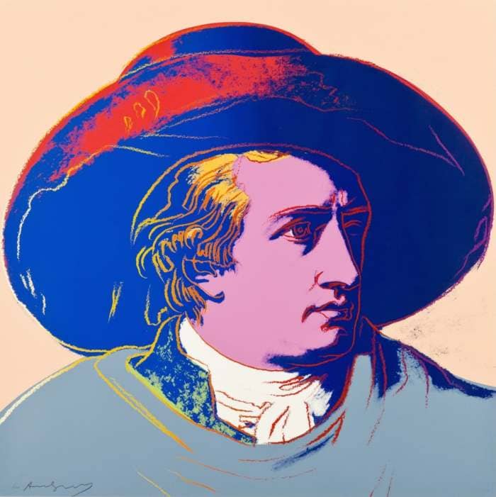 enhed salvie moral Andy Warhol Goethe for sale | FRANK FLUEGEL GALERIE