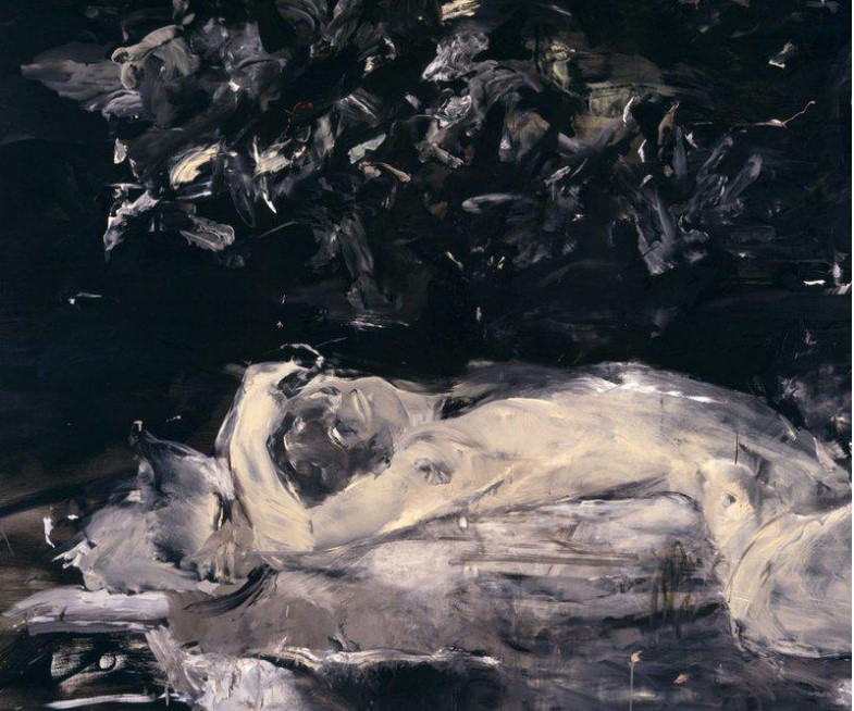 Cecily Brown Black Painting 1, Digitaldruck, signiert, nummeriert, Auflage 50