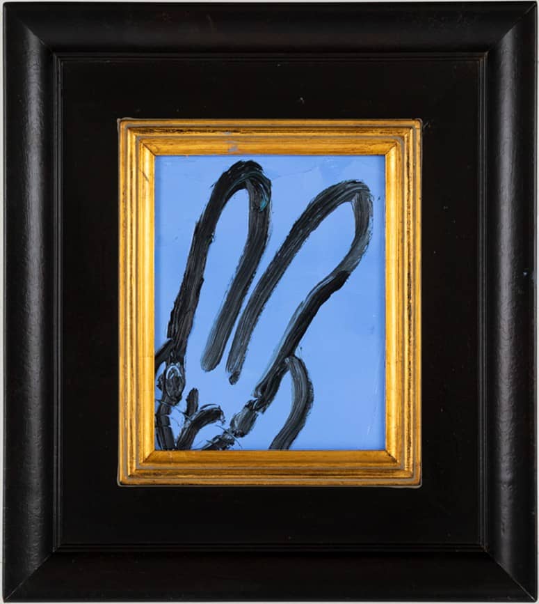 Hunt Slonem Bunny Blue 