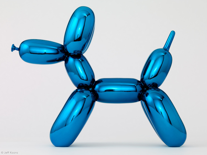 Jeff Koons Balloon Dog (Blue) Sculpture