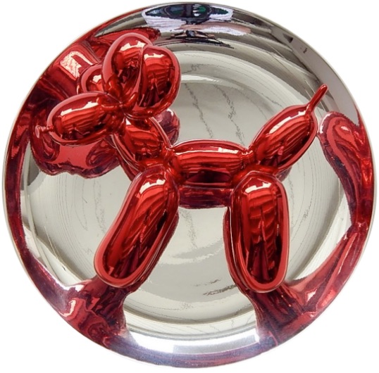 Artwork Jeff Koons Balloon Rabbit (Red)