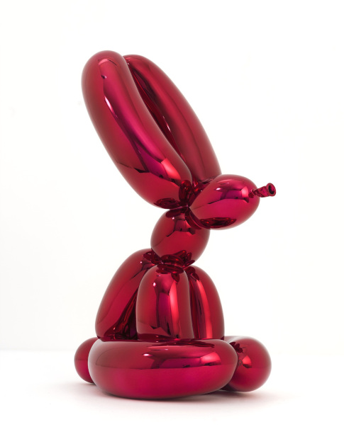 Artwork Jeff Koons Balloon Rabbit (Red)