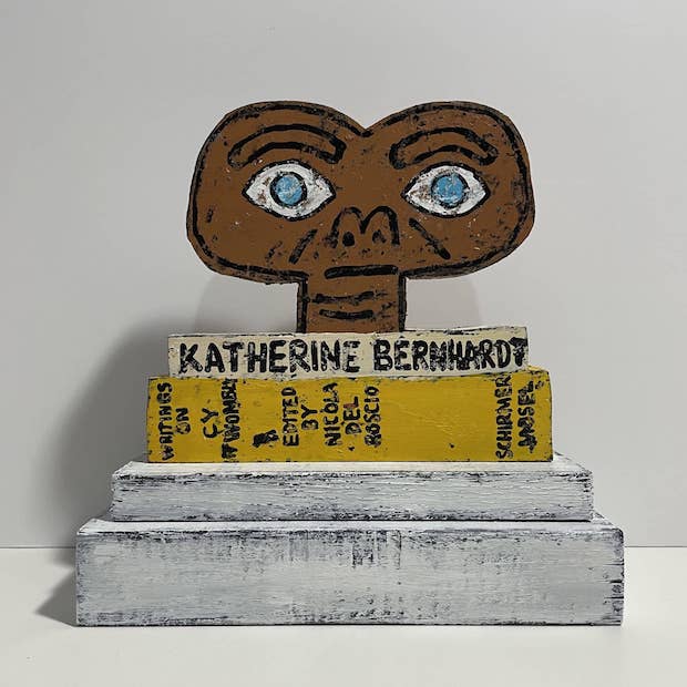 Jonathan Edelhuber KB Skulptur, Holz, signiert, Unikat