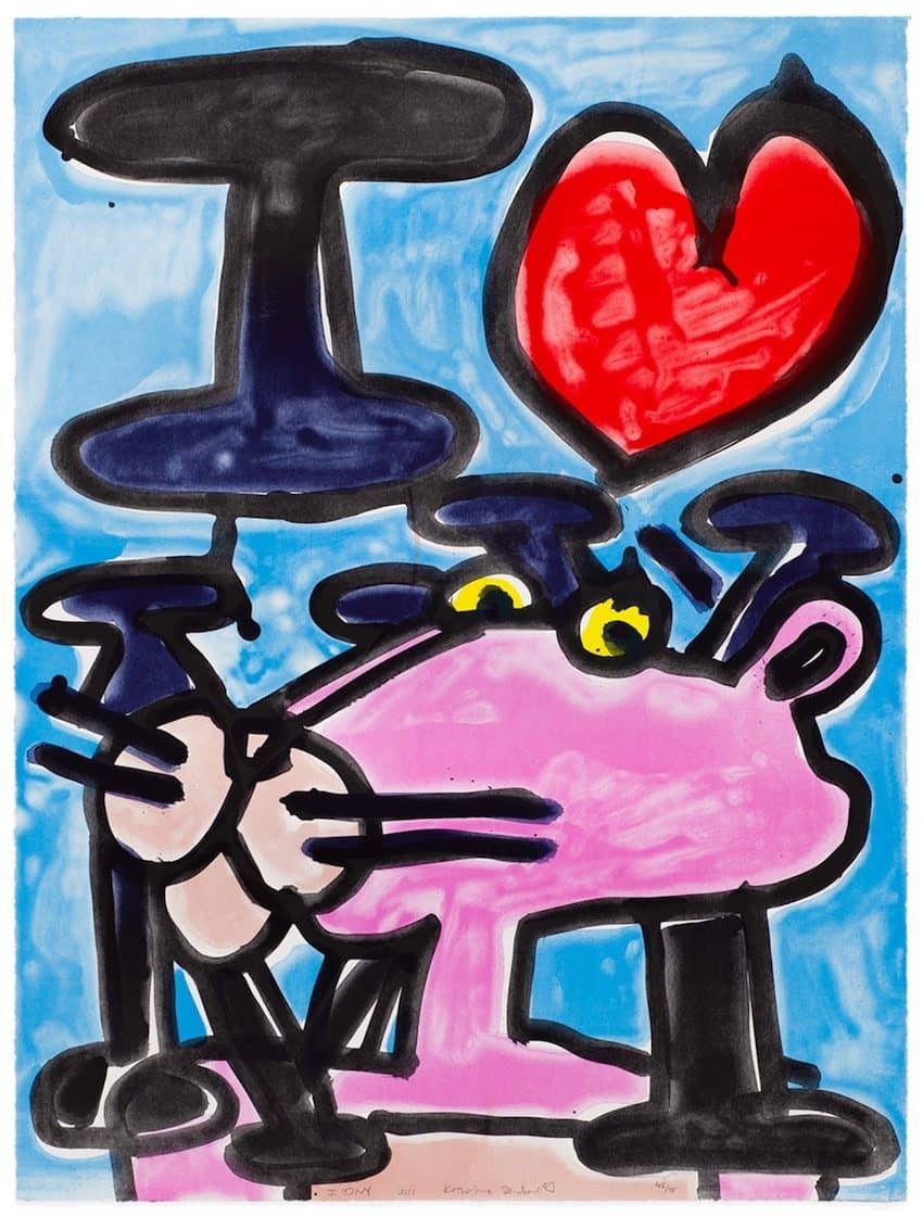 Katherine Bernhardt, Ditto, 2022