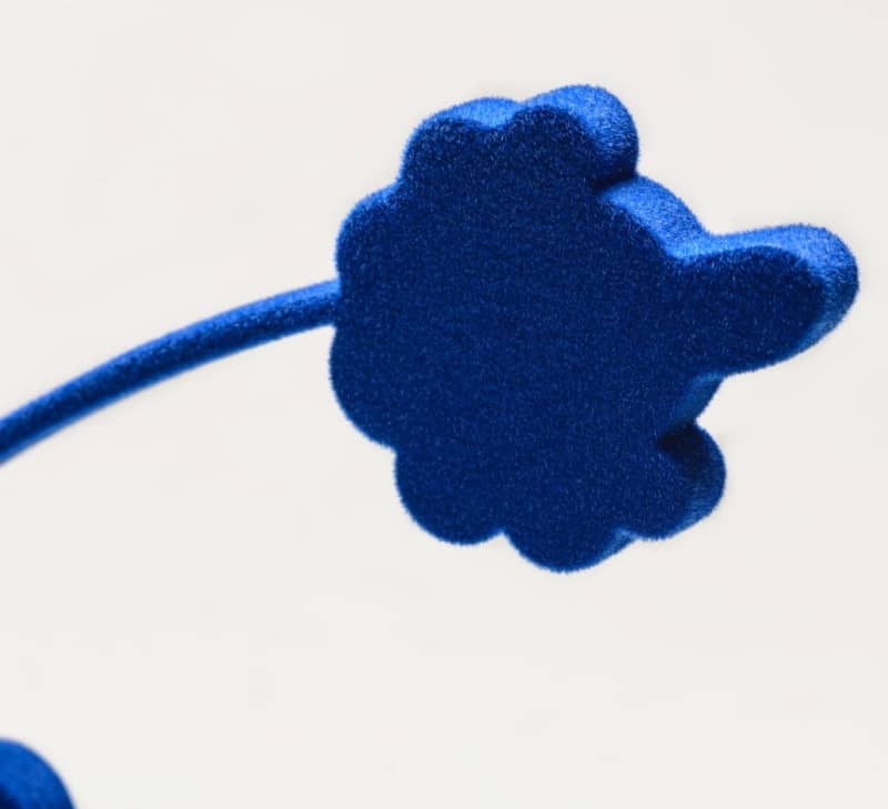 Kenny Scharf Flores Blue Sculpture