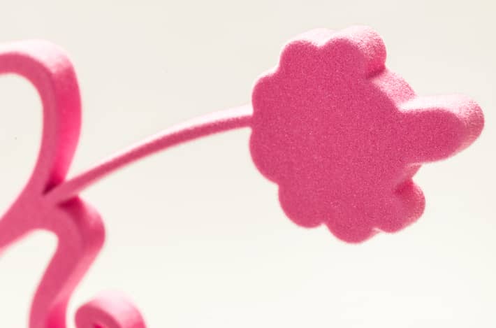 Kenny Scharf Flores Pink Detail 2, graviert, Auflage 15