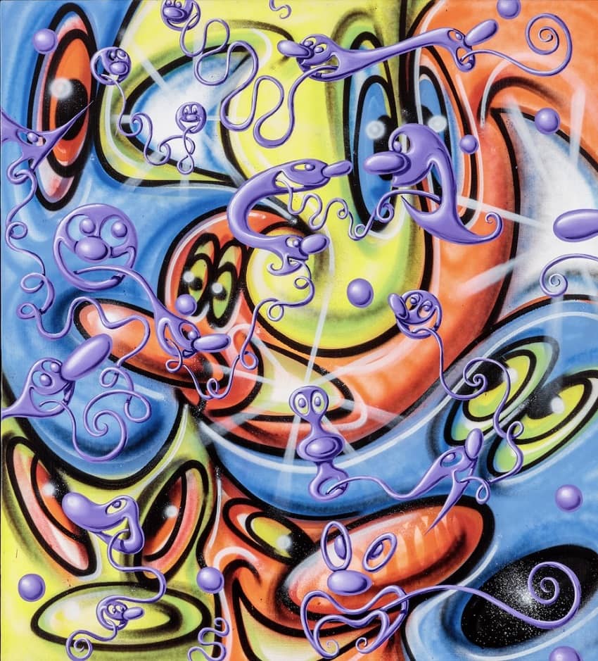 Louis Vuitton Kenny Scharf 2014 Pop Cosmic Limited Artist Scarf