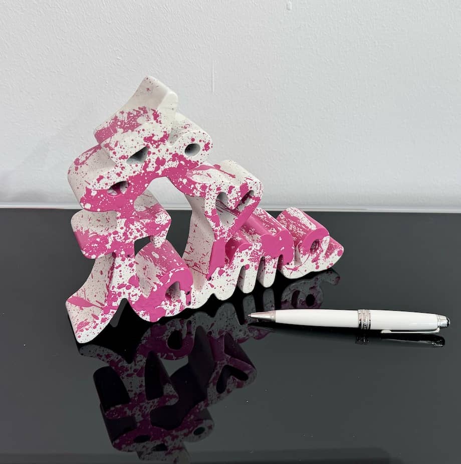 Je T Aime Splash Pink Artwork By Mr Brainwash Frank Fluegel Je T Aime Splash Pink Artwork By Mr Brainwash Frank Fluegel