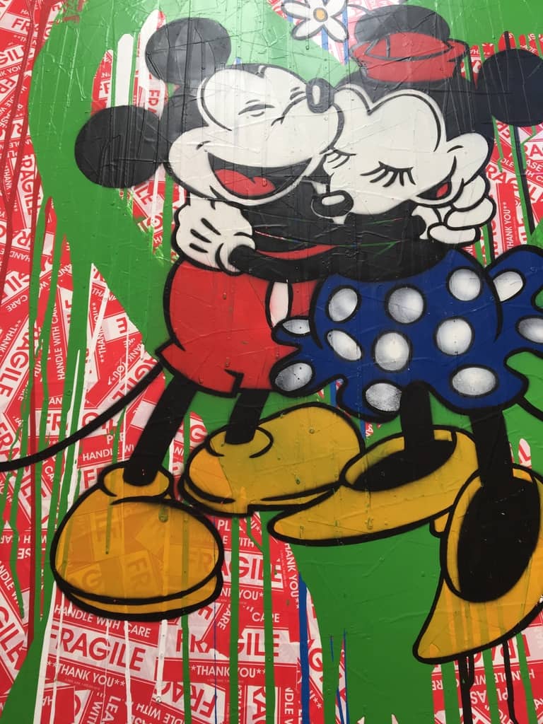 Mickey Mouse Banksy Pop Art Street Art Mickey Graffiti Art 