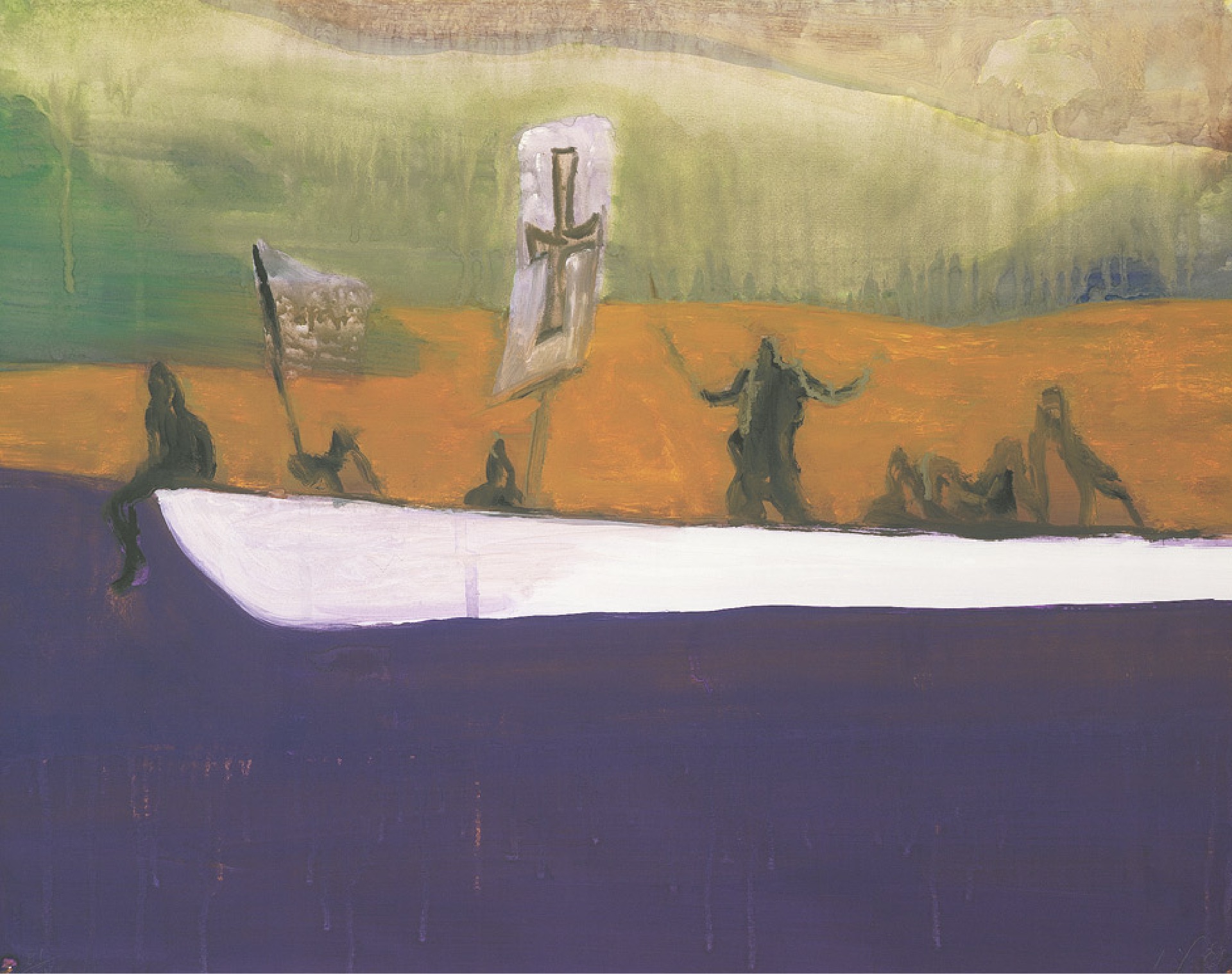 Kunstwerk Untitled ( Canoe ) des Künstlers Peter Doig kaufen