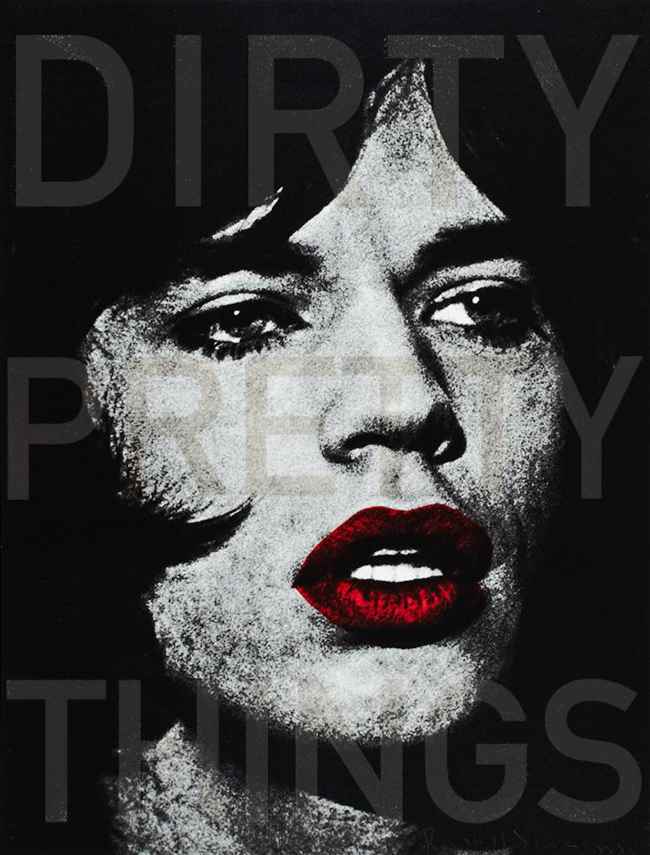 Russell Young Jagger (Dirty Pretty Things), Siebdruck, signiert, nummeriert, Auflage 50 Stück